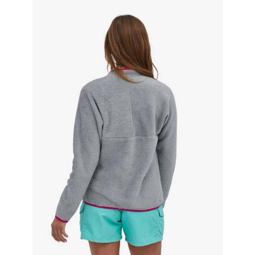 Patagonia Worn Wear Women's Re-Tool 1/2-Zip Pullover L Tailored Grey Colorblock - Picture 2 of 9